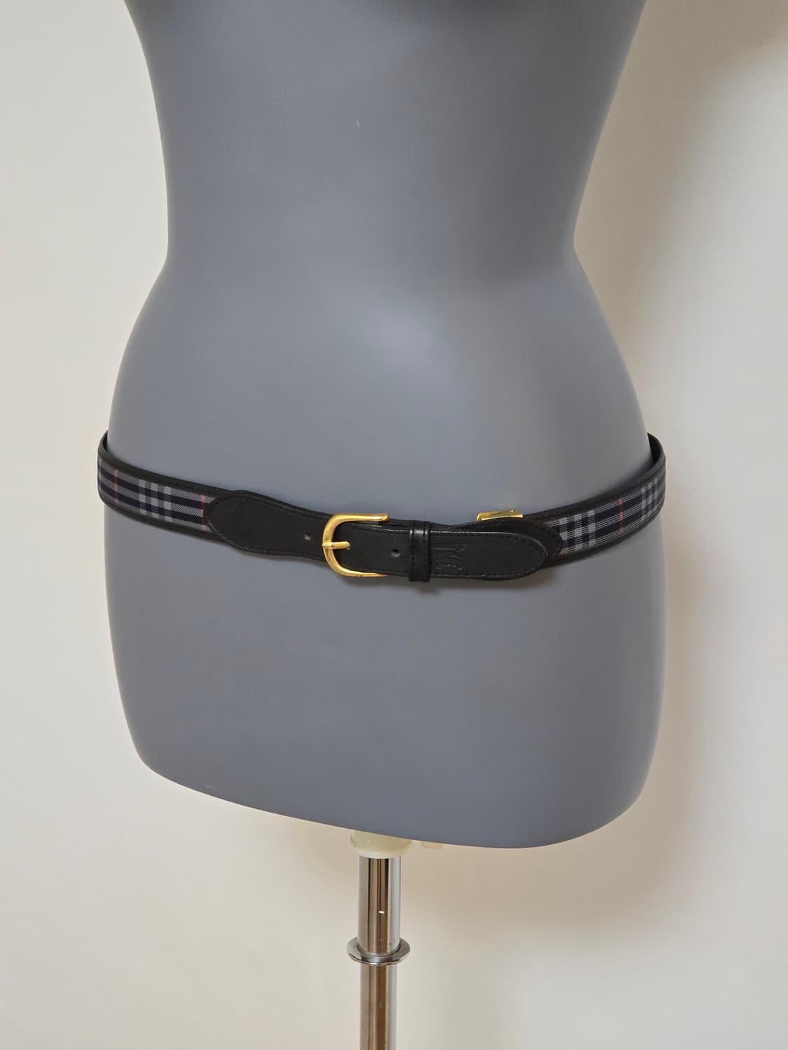 Burberrys 버버리 네이비 노바체크 빈티지 벨트 상품이미지1
