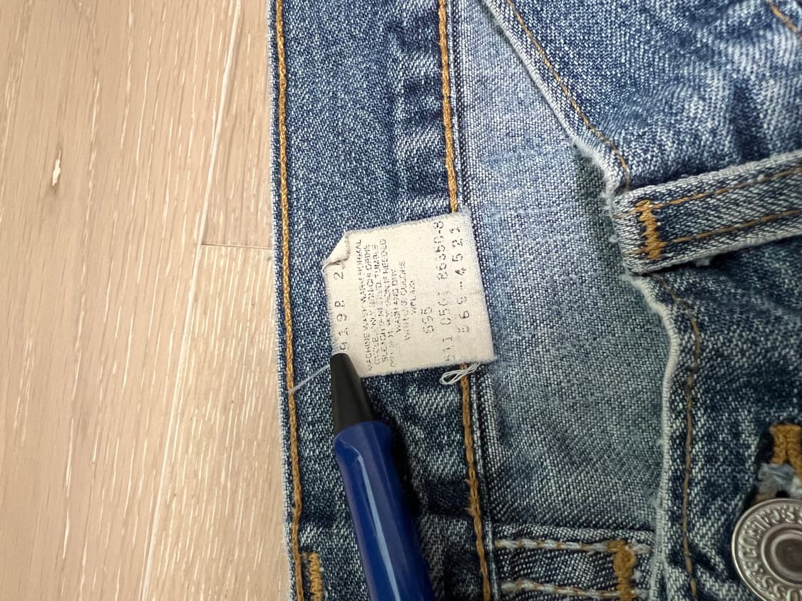 빈티지 리바이스 569 made in usa🇺🇸 상품이미지6