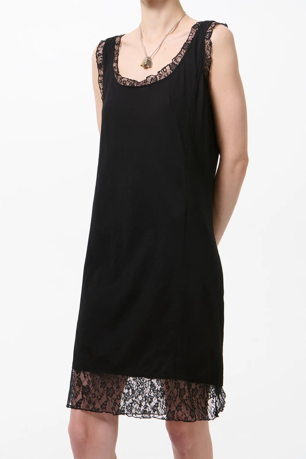 [34,36]아워레가시 26ss DAWN 레이스 드레스/블랙 상품이미지2