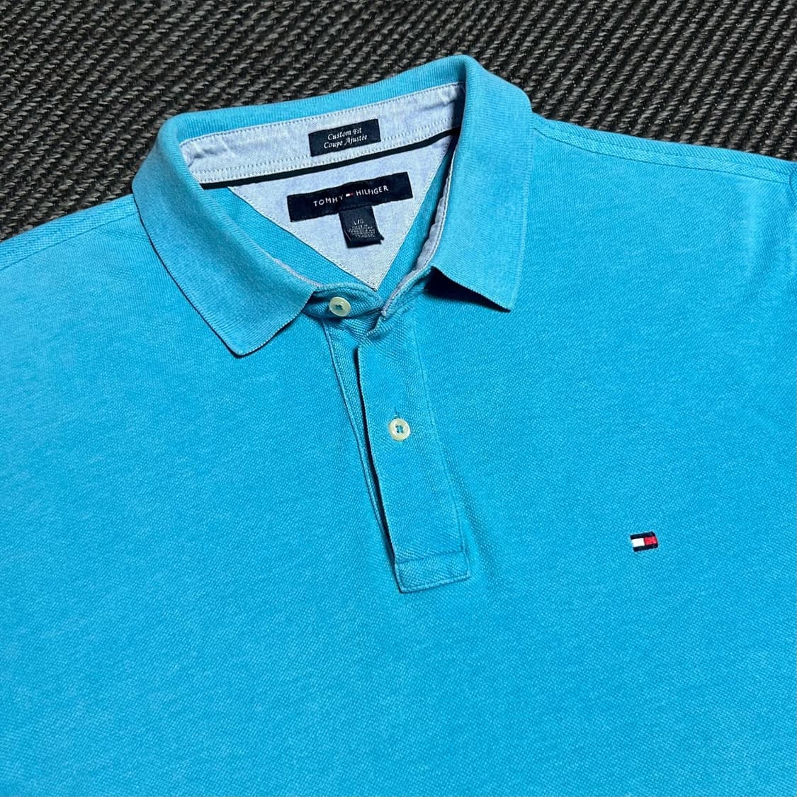 [XL] Tommy 타미힐피거 베이직 코튼 반팔 카라티 상품이미지3