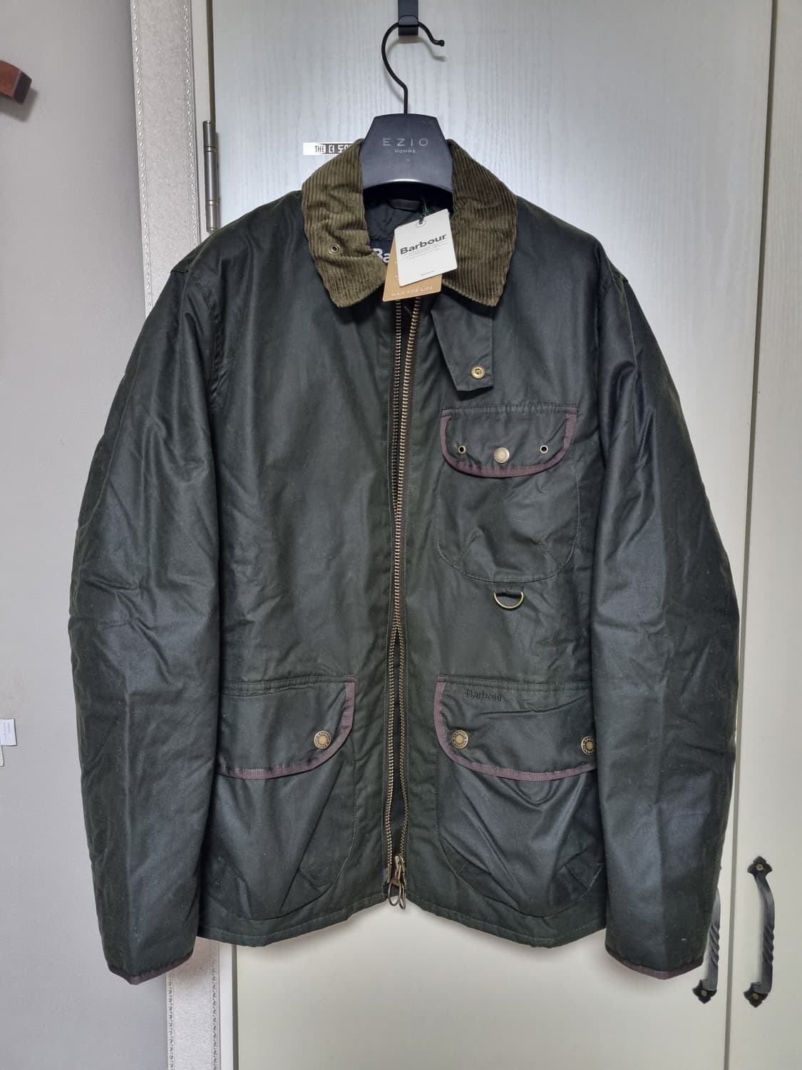 바버 앵글러 자켓 L사이즈 세이지그린 상품이미지1