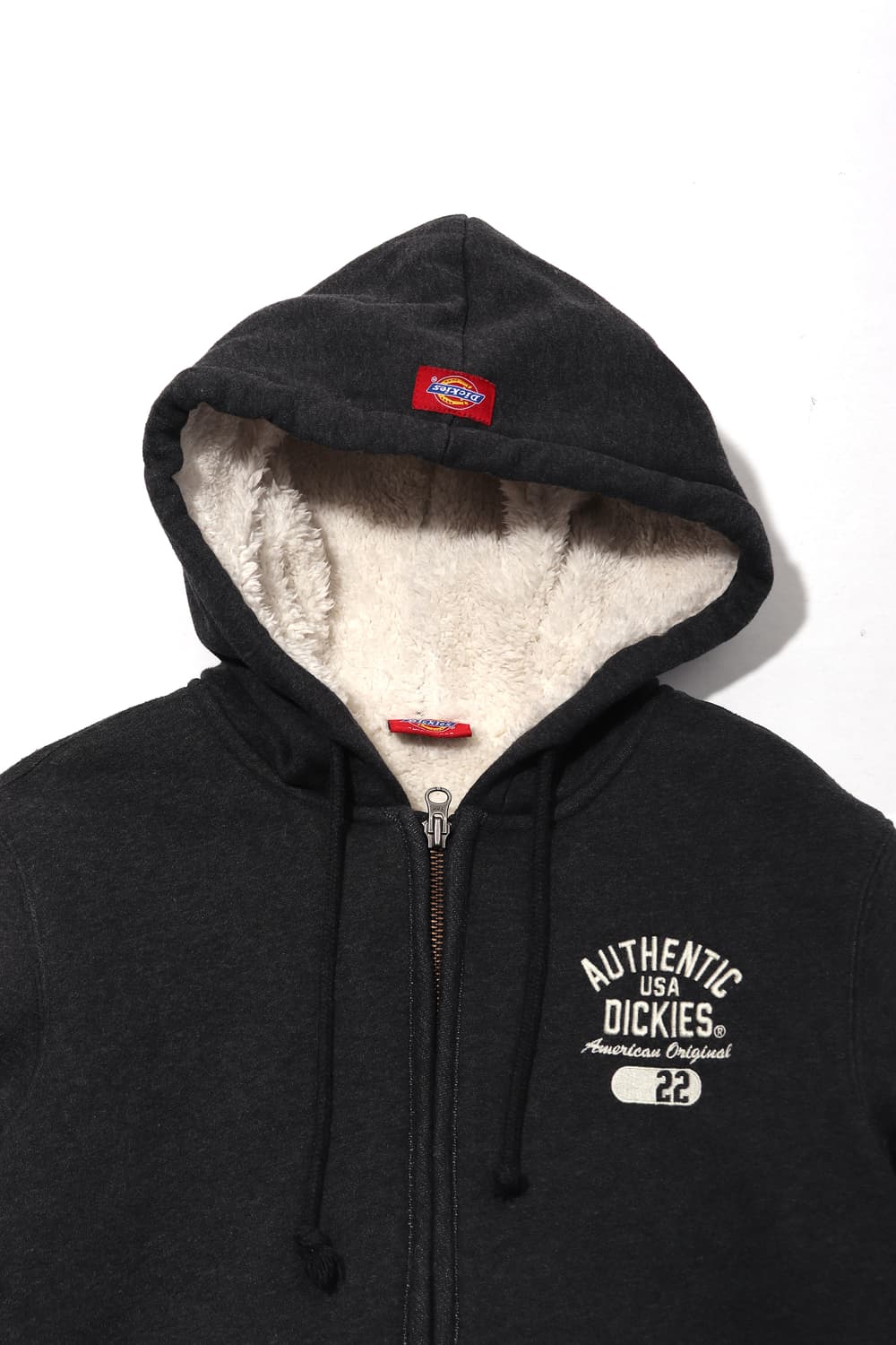 DICKIES 양털 차콜 후드 집업 size M 상품이미지2