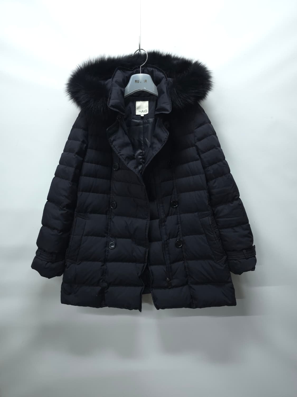 더엣지 여성 폭스퍼 프리미엄 구스다운 패딩코트 상품이미지8