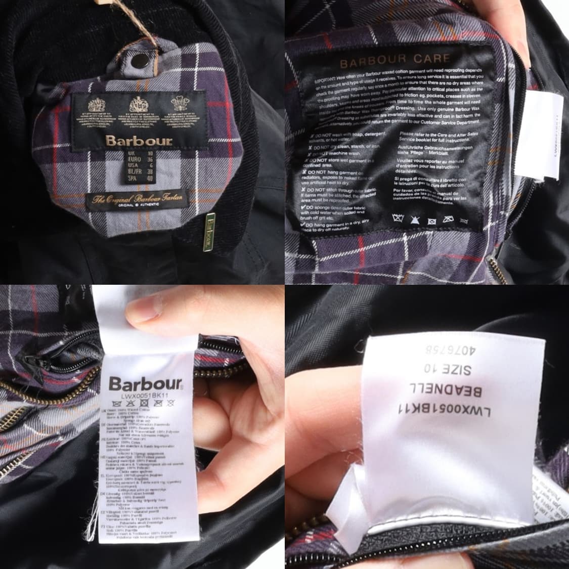 버버 Barbour Beadnell Wax Jacket

 상품이미지9