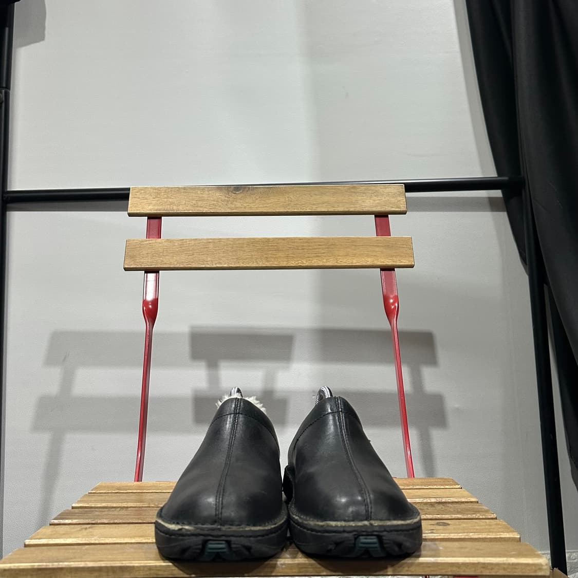 US7.5) 260 폴로스포츠 90s 뮬 남성 남자 슬립온 시어링 블랙 상품이미지2