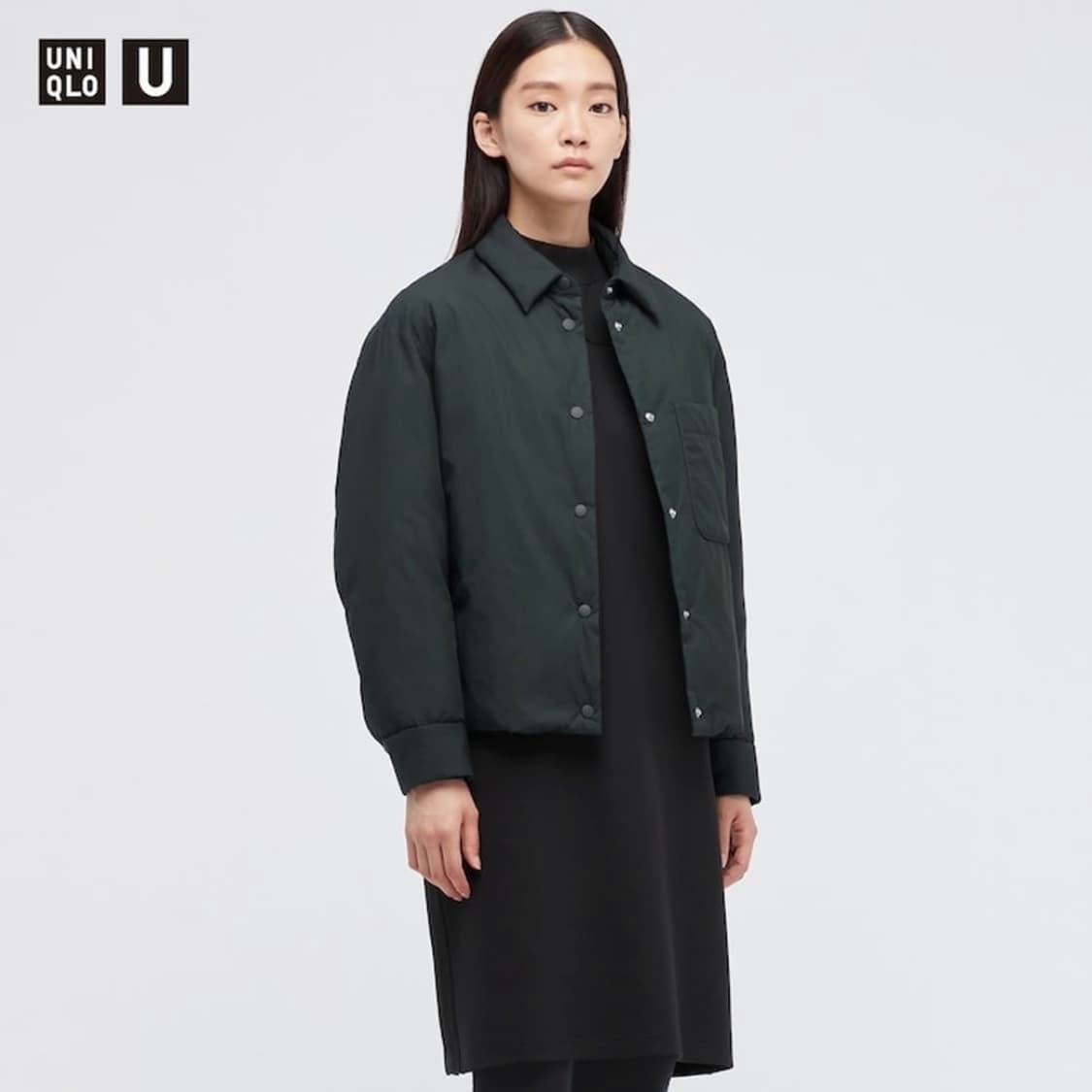 유니클로 U 패디드 셔츠 자켓 상품이미지1