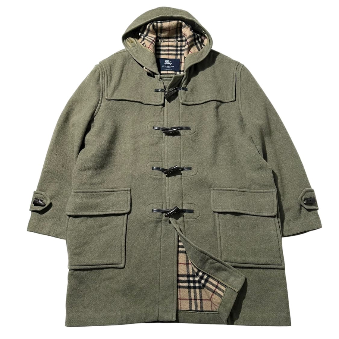 버버리 노바체크 라이닝 더플 코트 상품이미지1