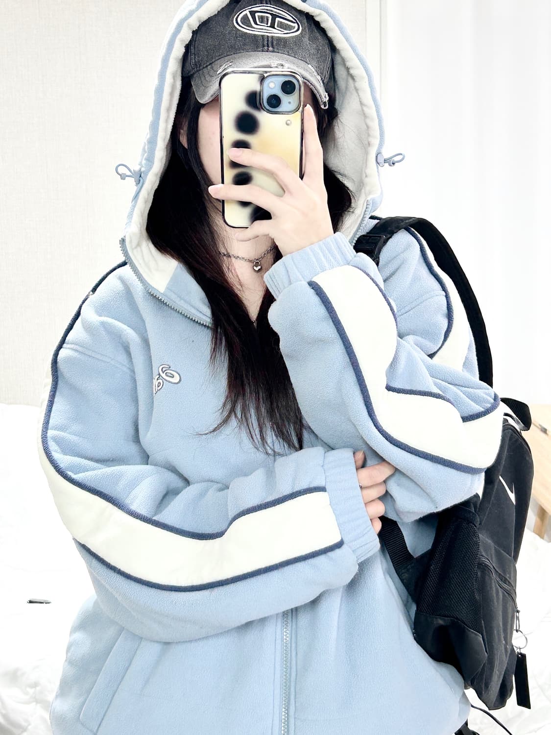 아식스 00‘s 뮤트하늘 플리스 자켓 상품이미지4