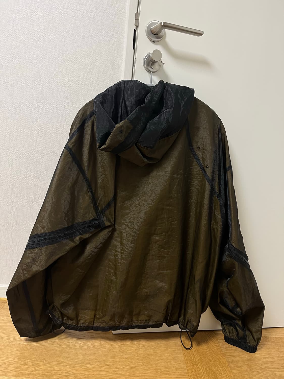 쿠어 리버서블 오간자 후디드 점퍼 M 상품이미지4