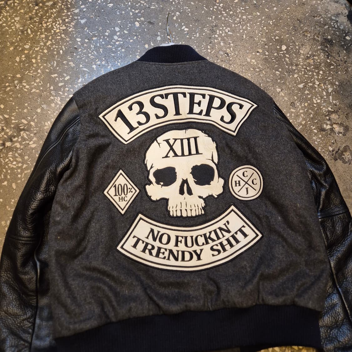 (M)BRATSON 울&레더  스타디움자켓  상품이미지6