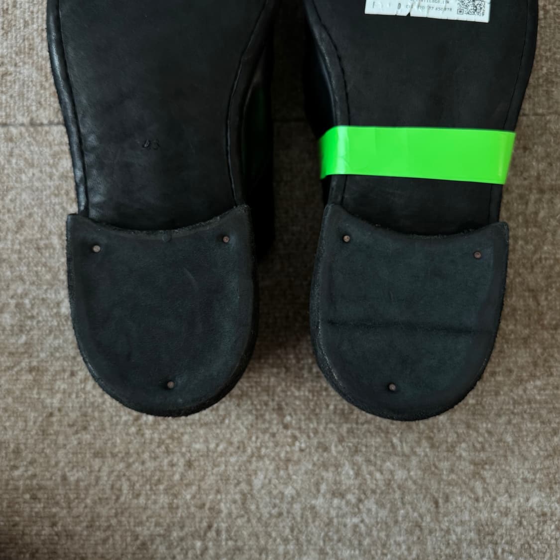 구이디 992 홀스 풀 그레인 레더 더비 블랙  상품이미지8