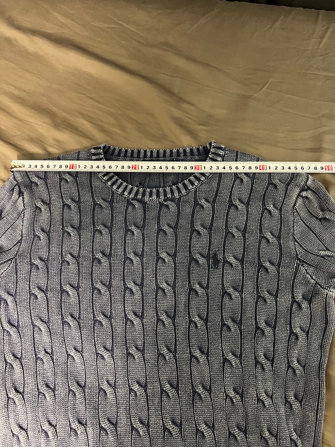 폴로 랄프로렌 워싱 케이블니트 s 상품이미지7