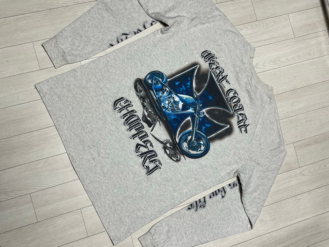 00s 웨스트코스트쵸퍼스 롱슬리브 오트밀 XL 상품이미지5