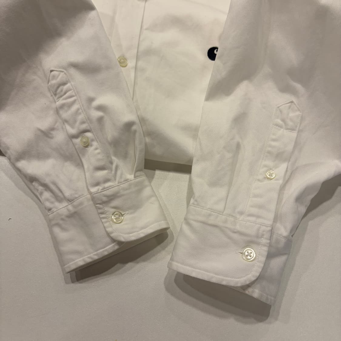 [L] 칼하트 WIP 매디슨 화이트 긴팔 셔츠 D454 상품이미지5