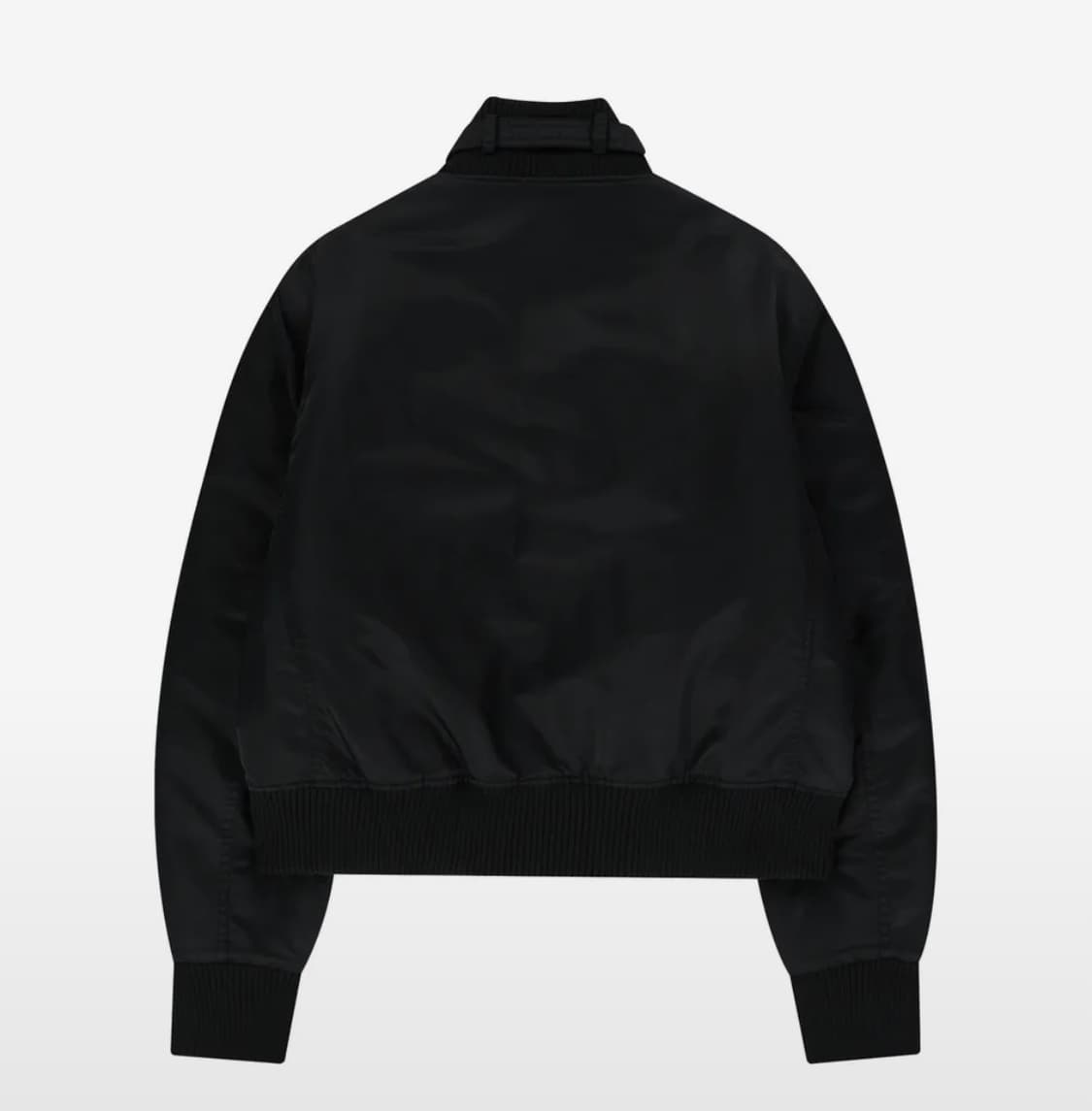 High-Neck Bomber Jacket (Black) 상품이미지2