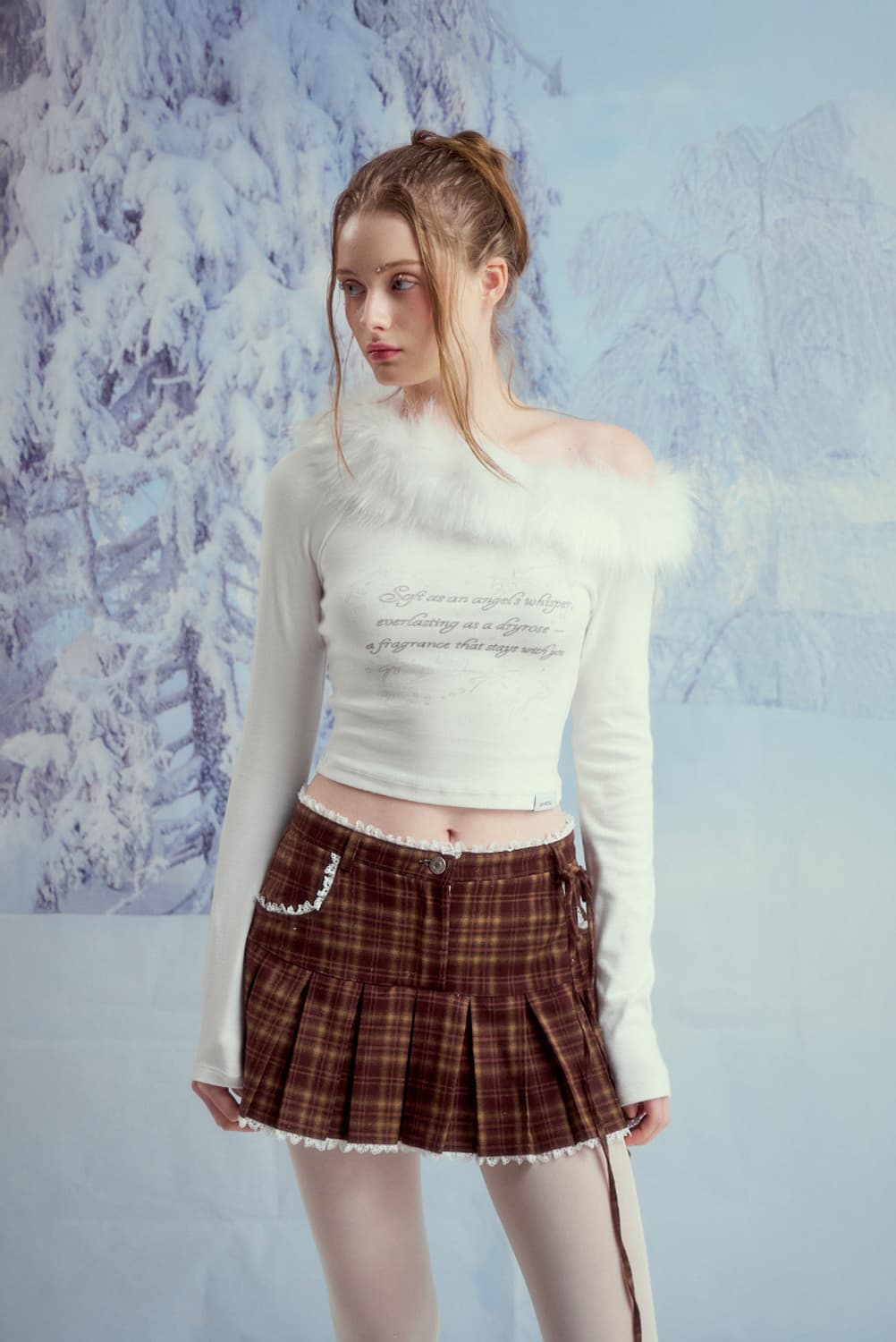 드라이로즈 오프숄더 니트 상품이미지1