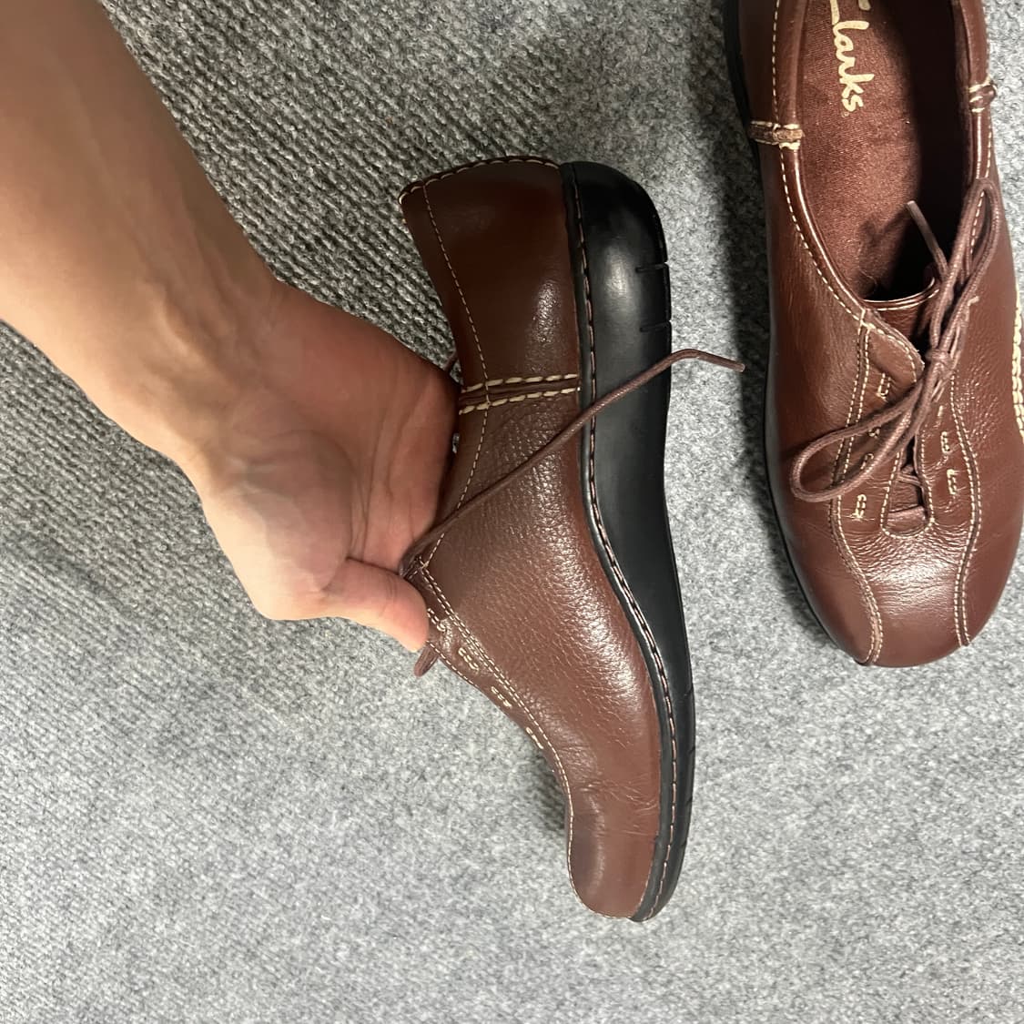 클락스 clarks 레더 슈즈 (270-280, 10W) 상품이미지3