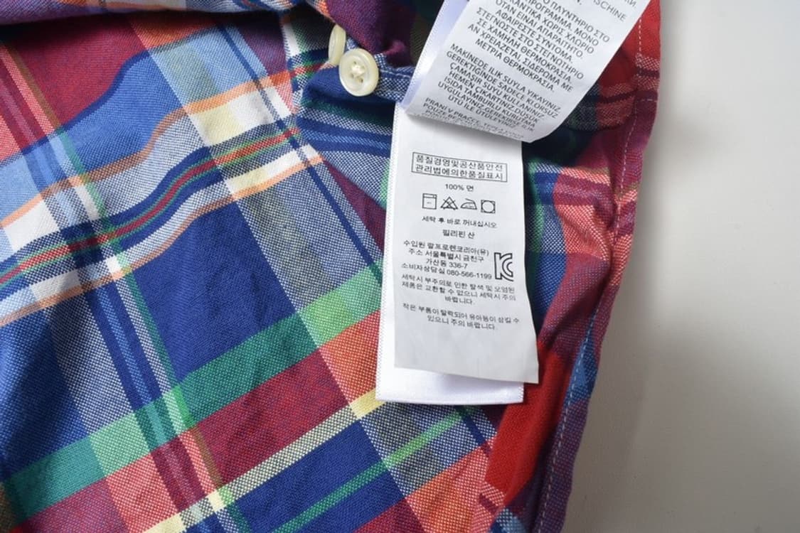 폴로 랄프로렌 빅셔츠 체크 남방 XXL N1177 상품이미지3