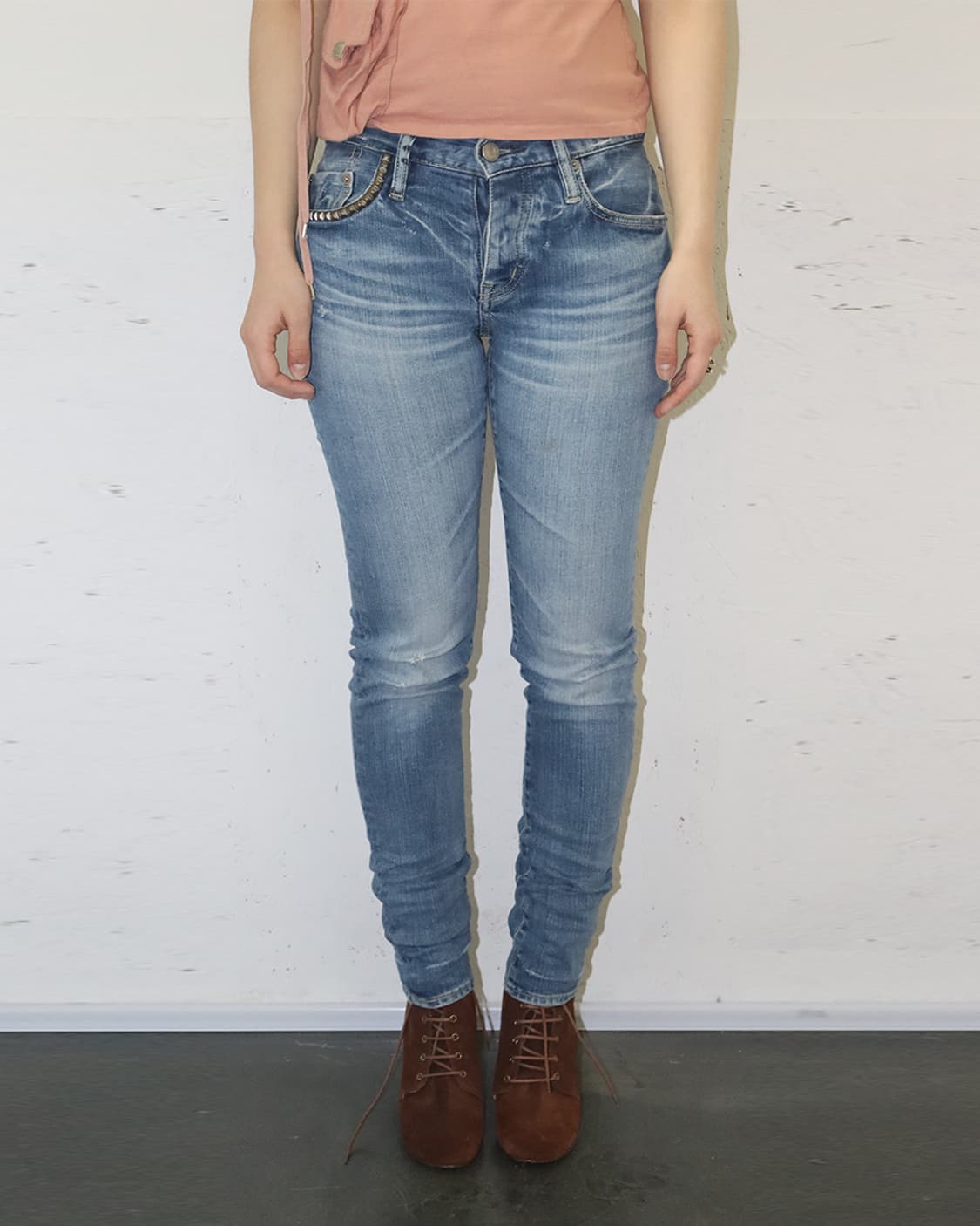 히스테릭 글래머 스터드 데님 진 상품이미지1