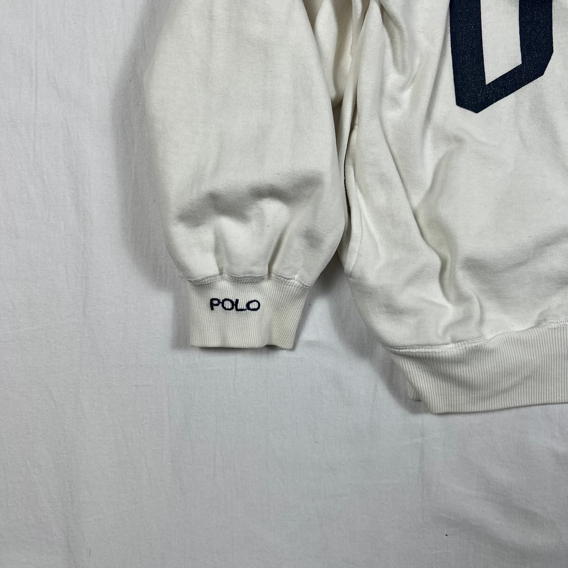 90‘s 폴로랄프로렌 polo usa 성조기 스웻 하프집업 상품이미지5