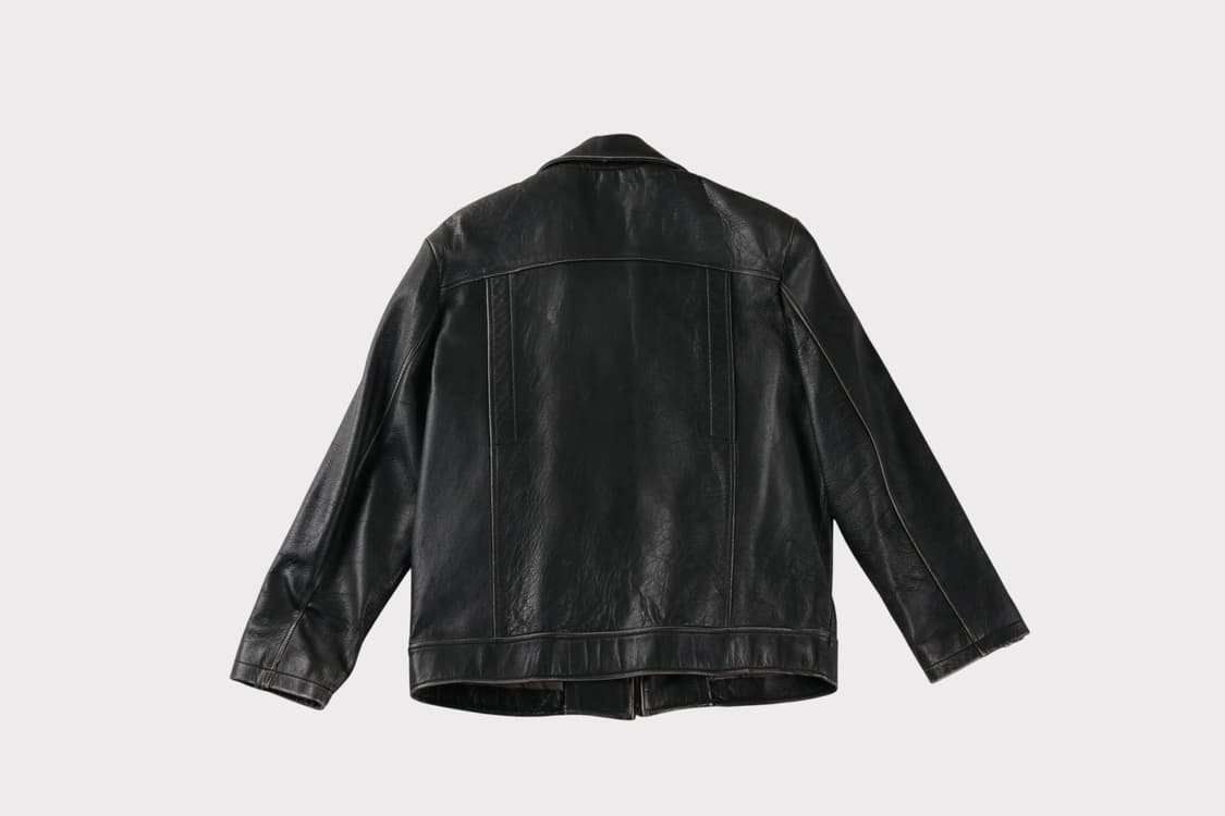[M] 빈티지 지이크 싱글 레더 자켓 양가죽 상품이미지7