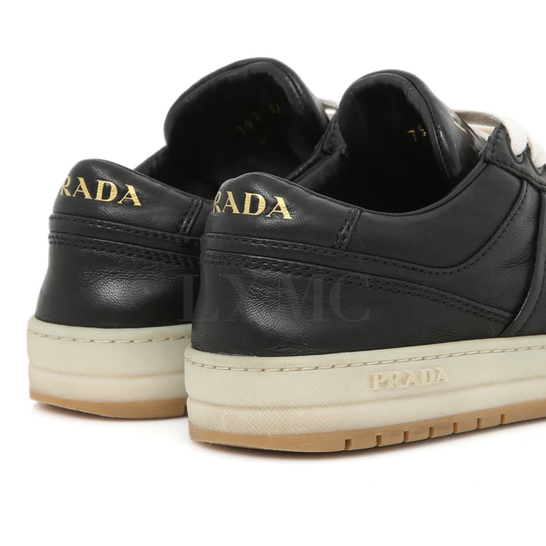 프라다 다운타운 스니커즈 블랙 삼각로고 슈즈 1E792M 상품이미지5