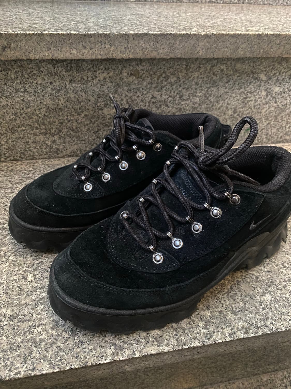 나이키 라하르 로우 블랙 스웨이드 245mm 상품이미지2