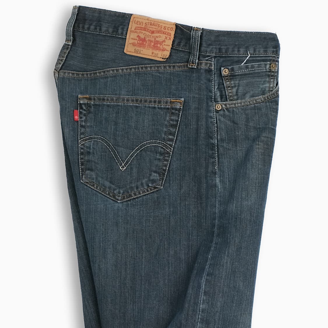 빈티지 리바이스 501 진청 35 인치 LV50136531 상품이미지5