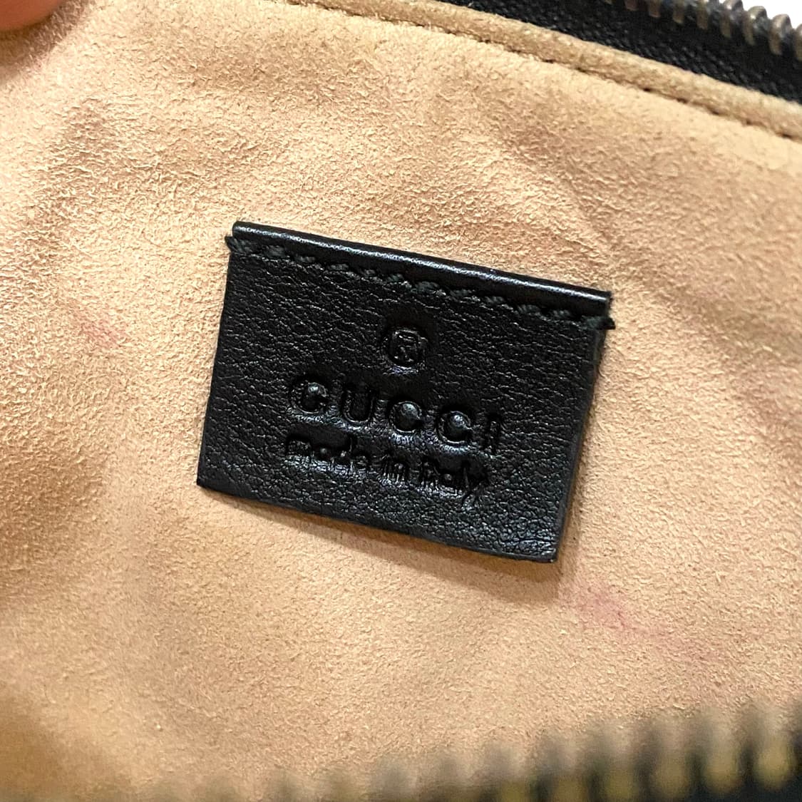 구찌 GG 마몽 가죽 체인 파우치백 블랙 443129 상품이미지10