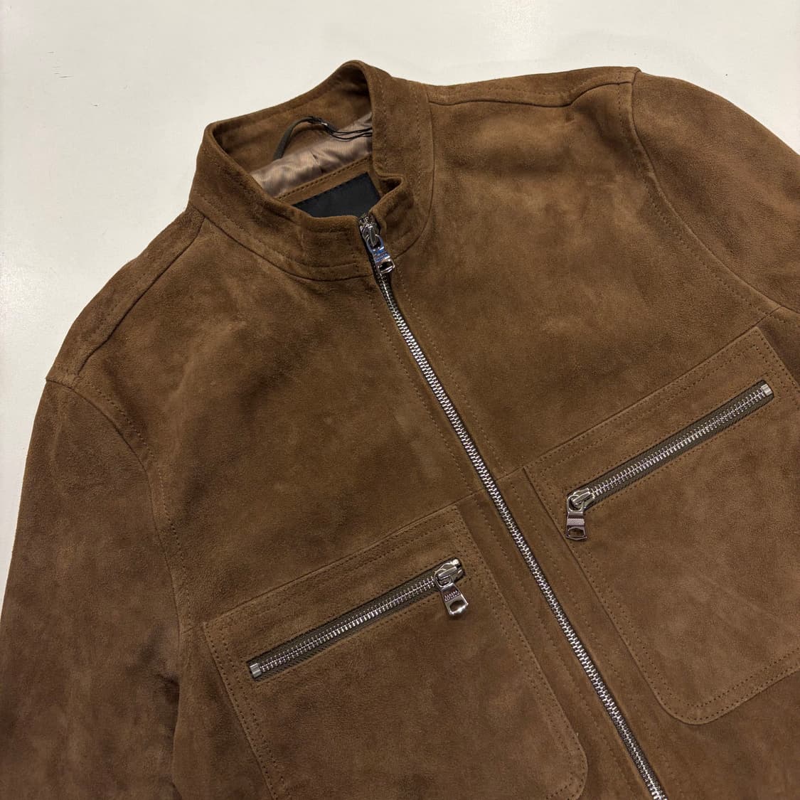[M] 바나나리퍼블릭 브라운 스웨이드 양가죽 자켓 B681 상품이미지3