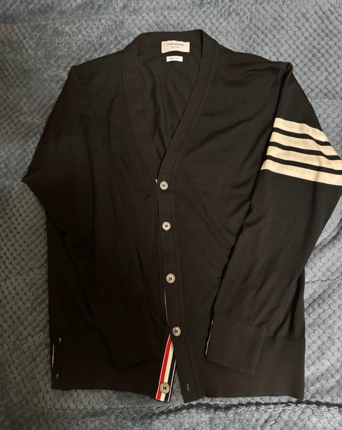 톰브라운 가디건 5사이즈 블랙 상품이미지1