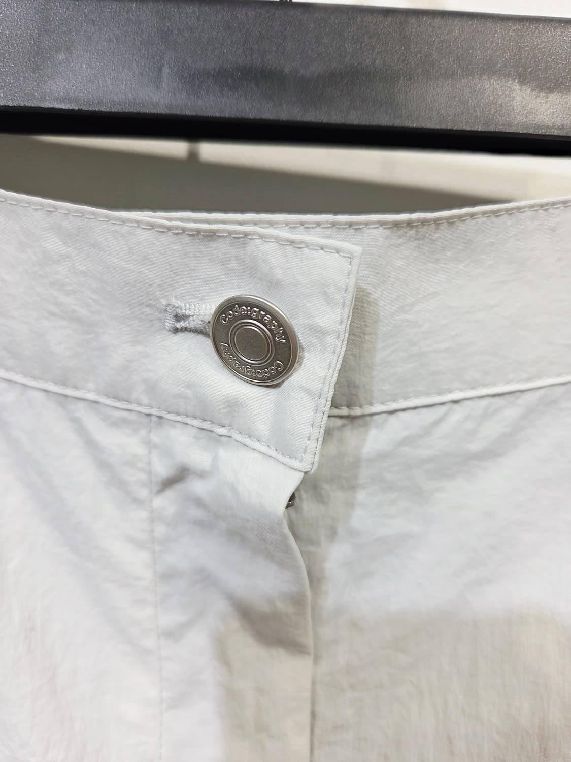 코드그라피 나일론 그레이 카고 미니스커트_S 상품이미지4