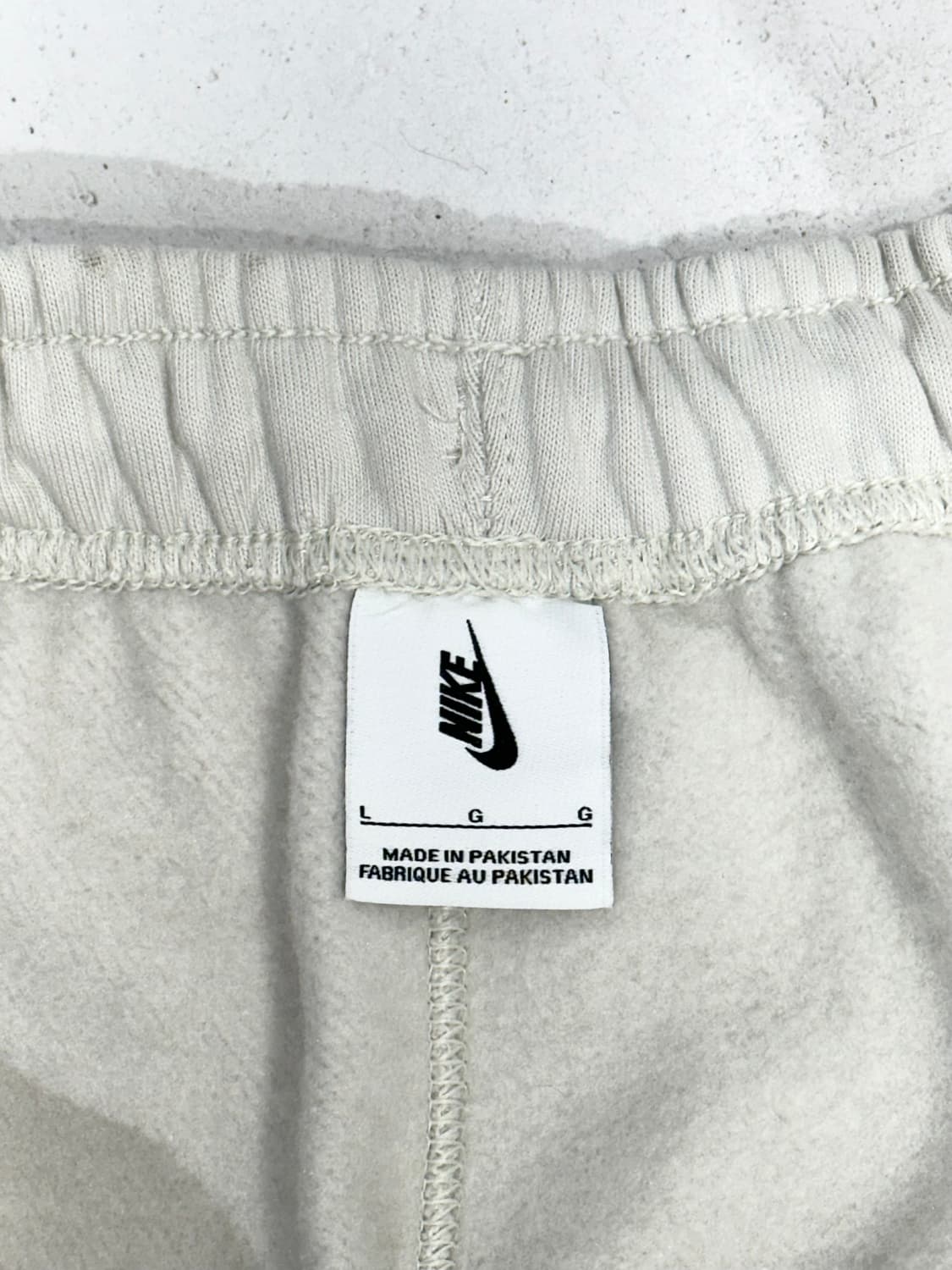 나이키 nrg 아이보리 와이드 안감 기모 화이트 추리닝 바지 L 상품이미지7