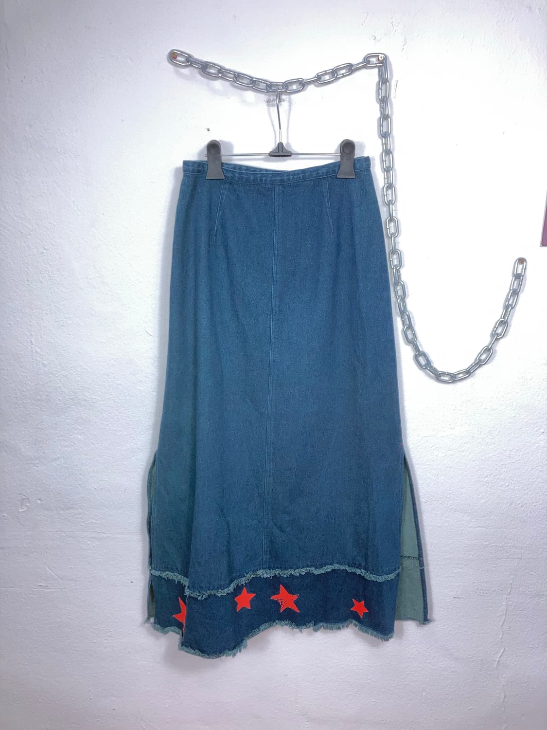 빈티지 데님 롱스커트 상품이미지6