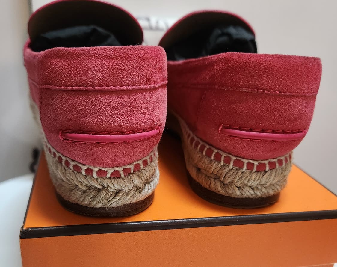 [정품]에르메스 로퍼 에스파듀 스웨이드 에스파드리유 언박싱 35 한정판  상품이미지6