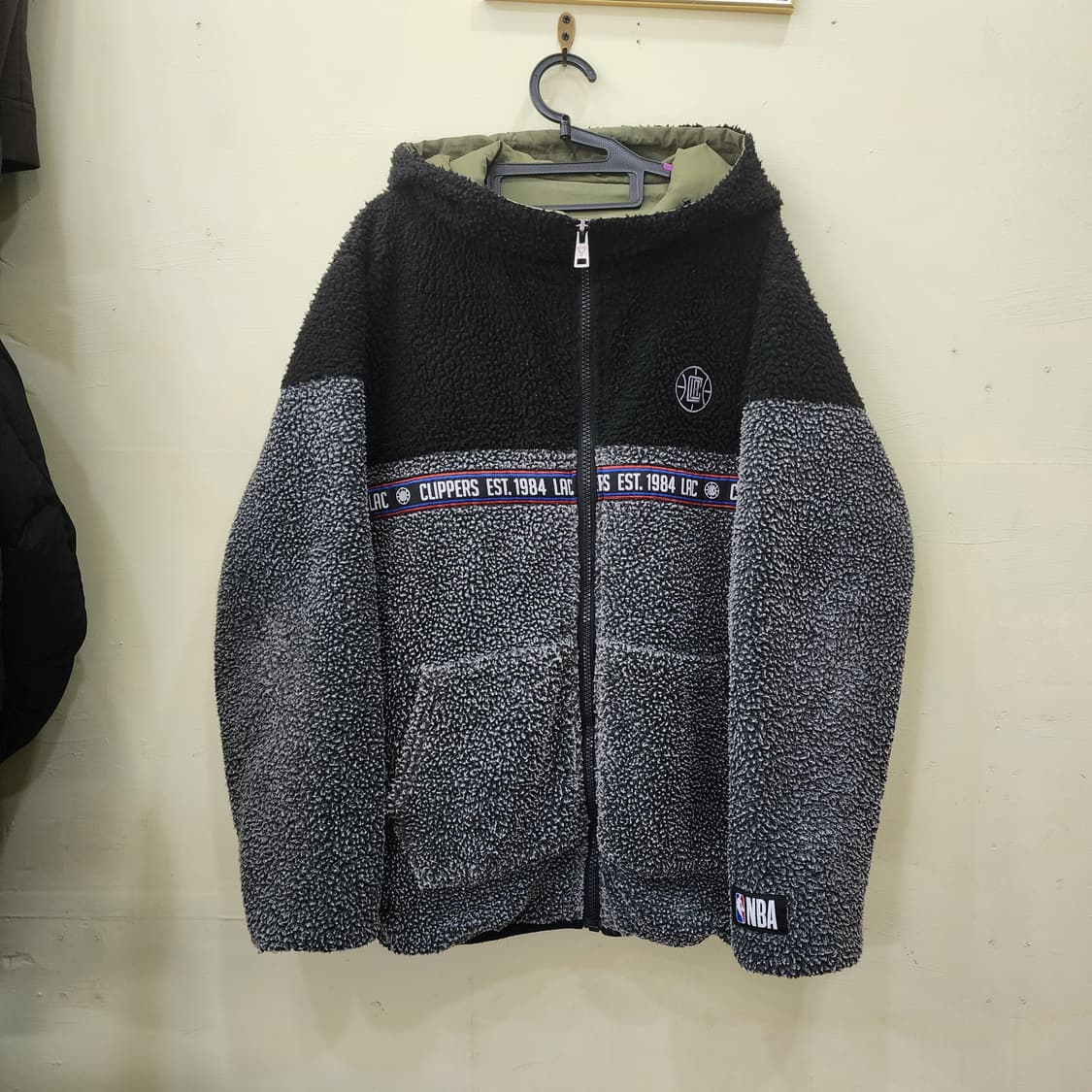 NBA LA 클리퍼스 리버서블 후드 점퍼 상품이미지4
