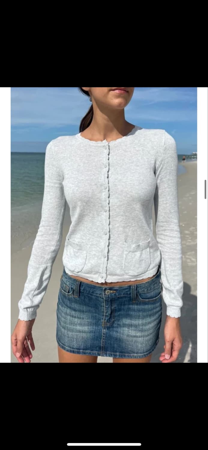 브랜디멜빌 ZOE 가디건 라이트 그레이 상품이미지4