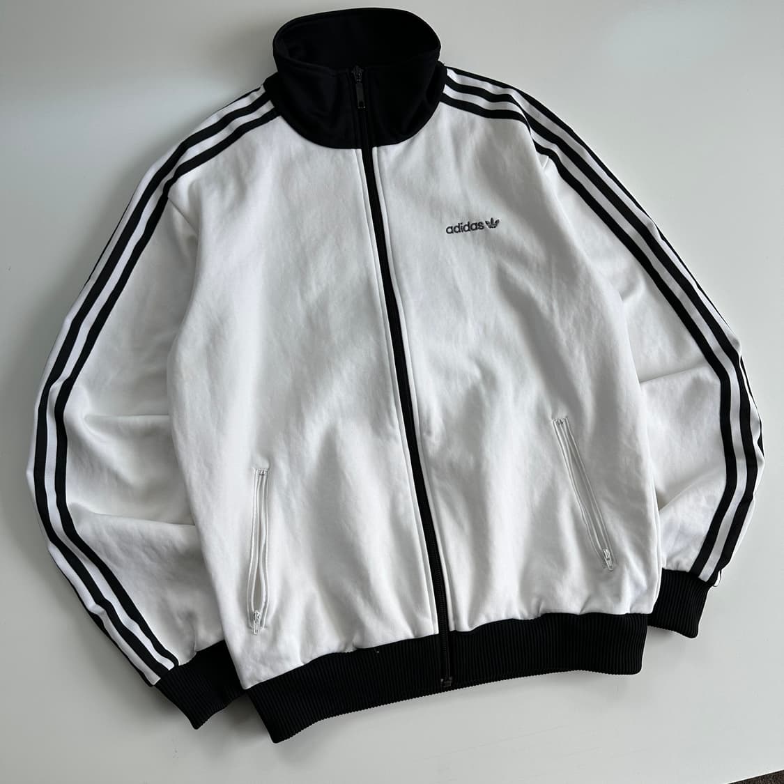 Adidas 아디다스 90‘s 배켄바우어 오레오 실버 로고 트랙탑 져지 상품이미지1