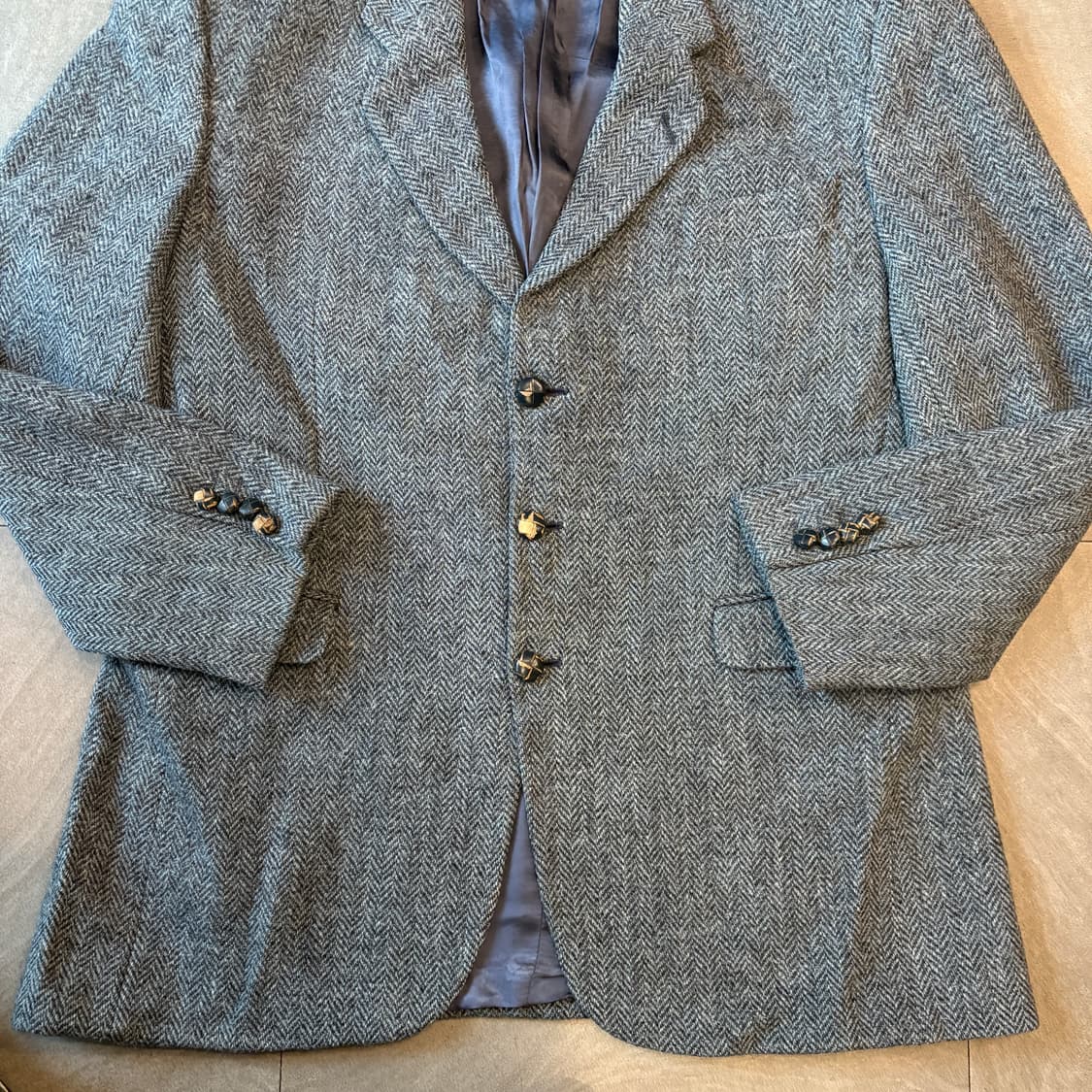 빈티지 해리스트위드 울 자켓  상품이미지4