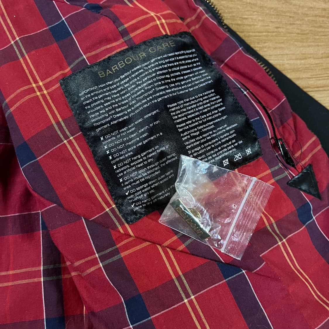 [여55] 바버 왁스 자켓 상품이미지9