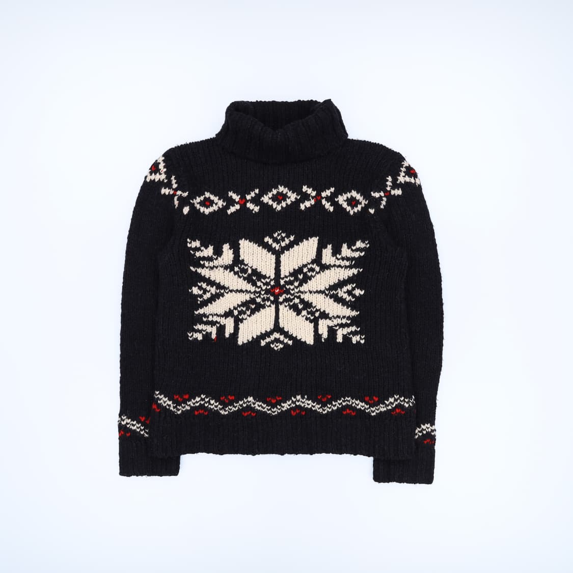[XL] 폴로 랄프로렌 빈티지 노르틱 패턴 터틀넥 니트 N7009 상품이미지1