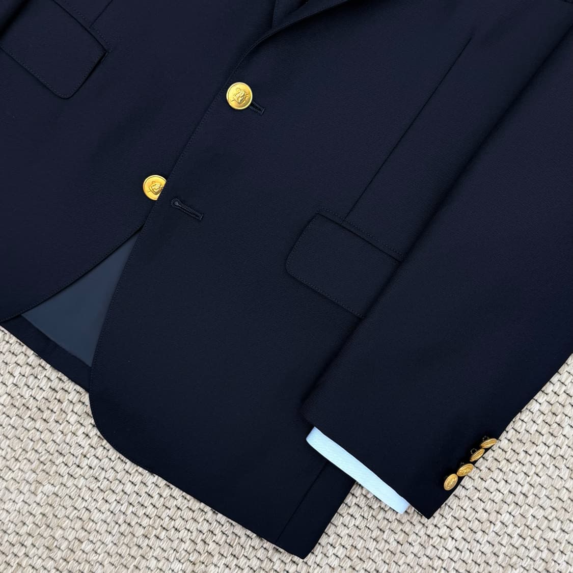 CHAPS Ralph Lauren 금장 네이비 블레이저 상품이미지5