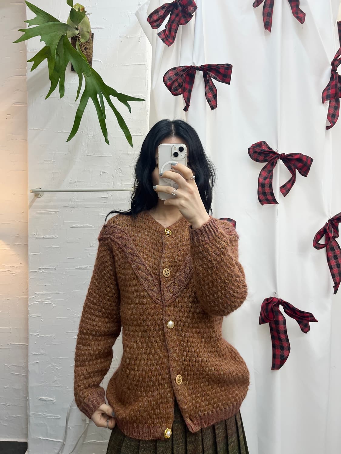 sunset orange cardigan 상품이미지6