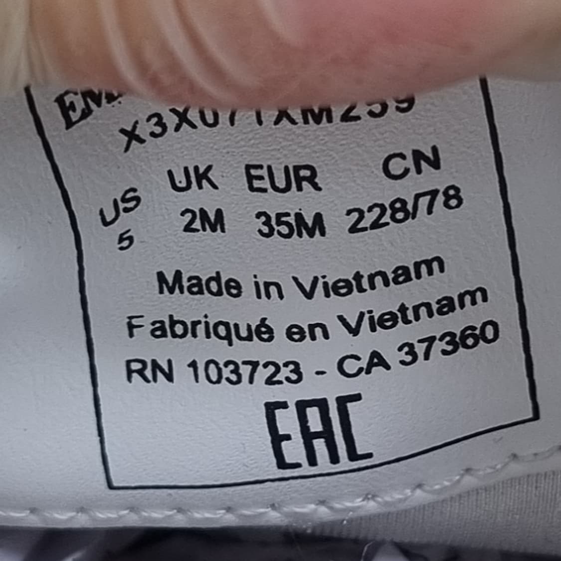 엠포리오아르마니 여성스니커즈225 상품이미지6