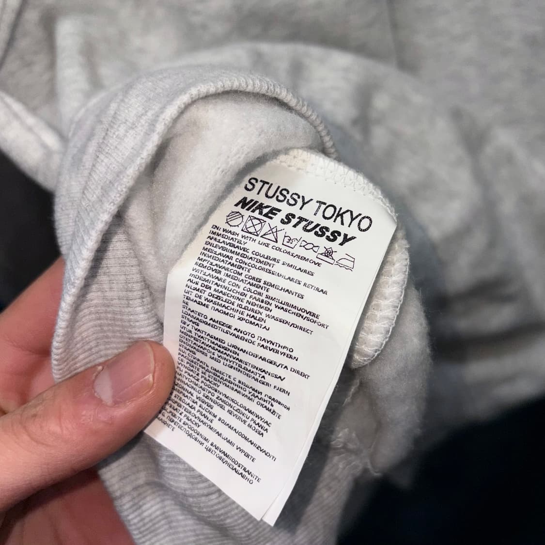 (M) 스투시 백로고 기모 맨투맨 상품이미지6