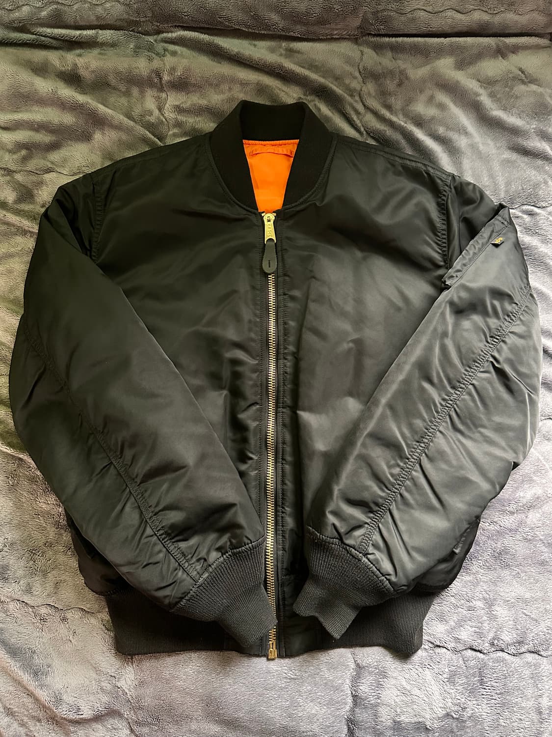 알파인더스트리 MA-1 블랙 상품이미지1