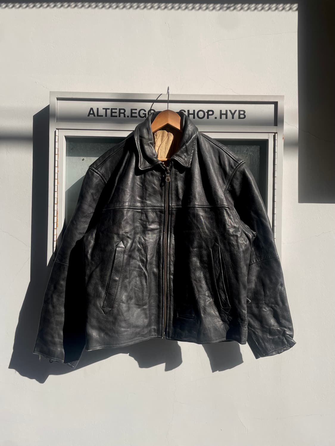 Made in Italy Real Leather Biker Jacket 상품이미지1