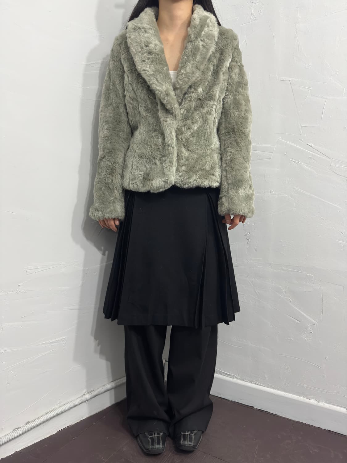 soft fur jacket 상품이미지2