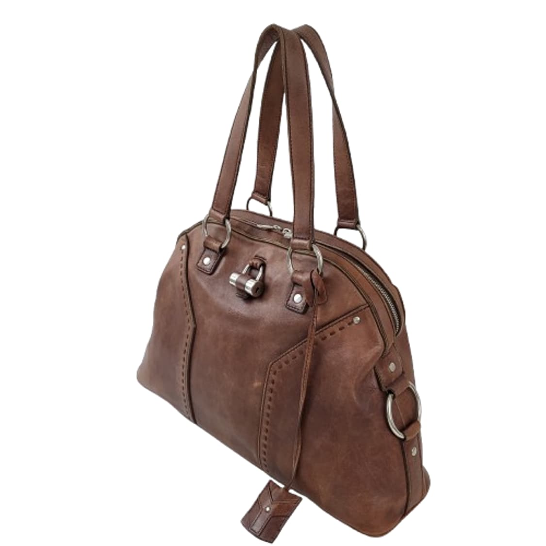 정품 생로랑(입생로랑) 뮤즈백 오크브라운 상품이미지4