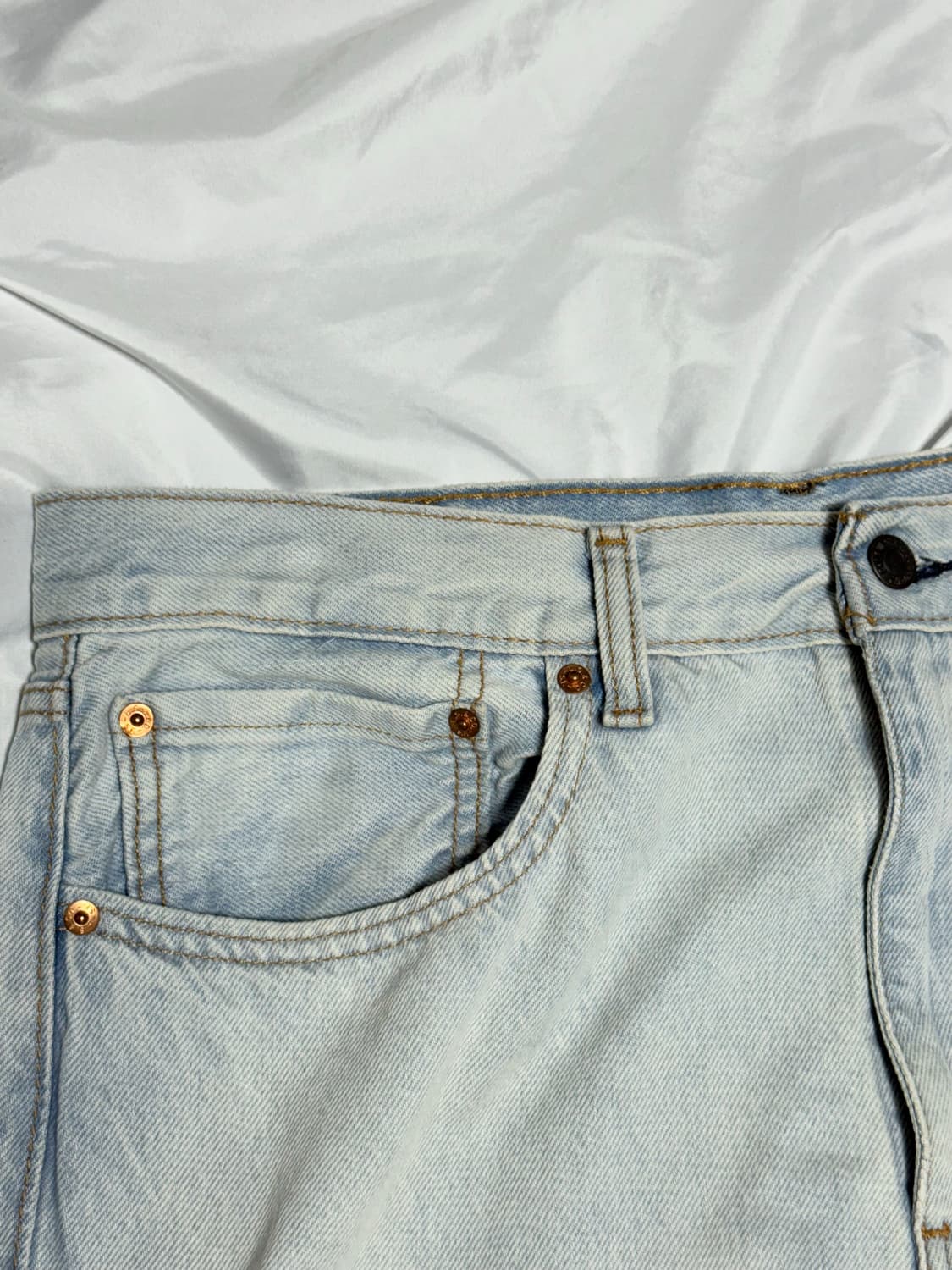 리바이스 555 96 릴렉스 스트레이트 스노우워싱진 상품이미지4